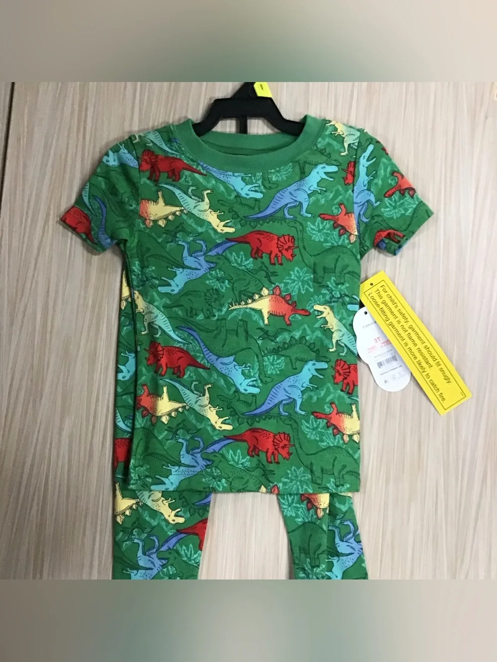 Wonder Nation Toddler Cotton Sleep Tee and Pants Pajama Set, 2-Piece
